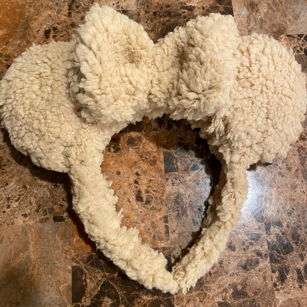 Handmade Sherpa Minnie Ears